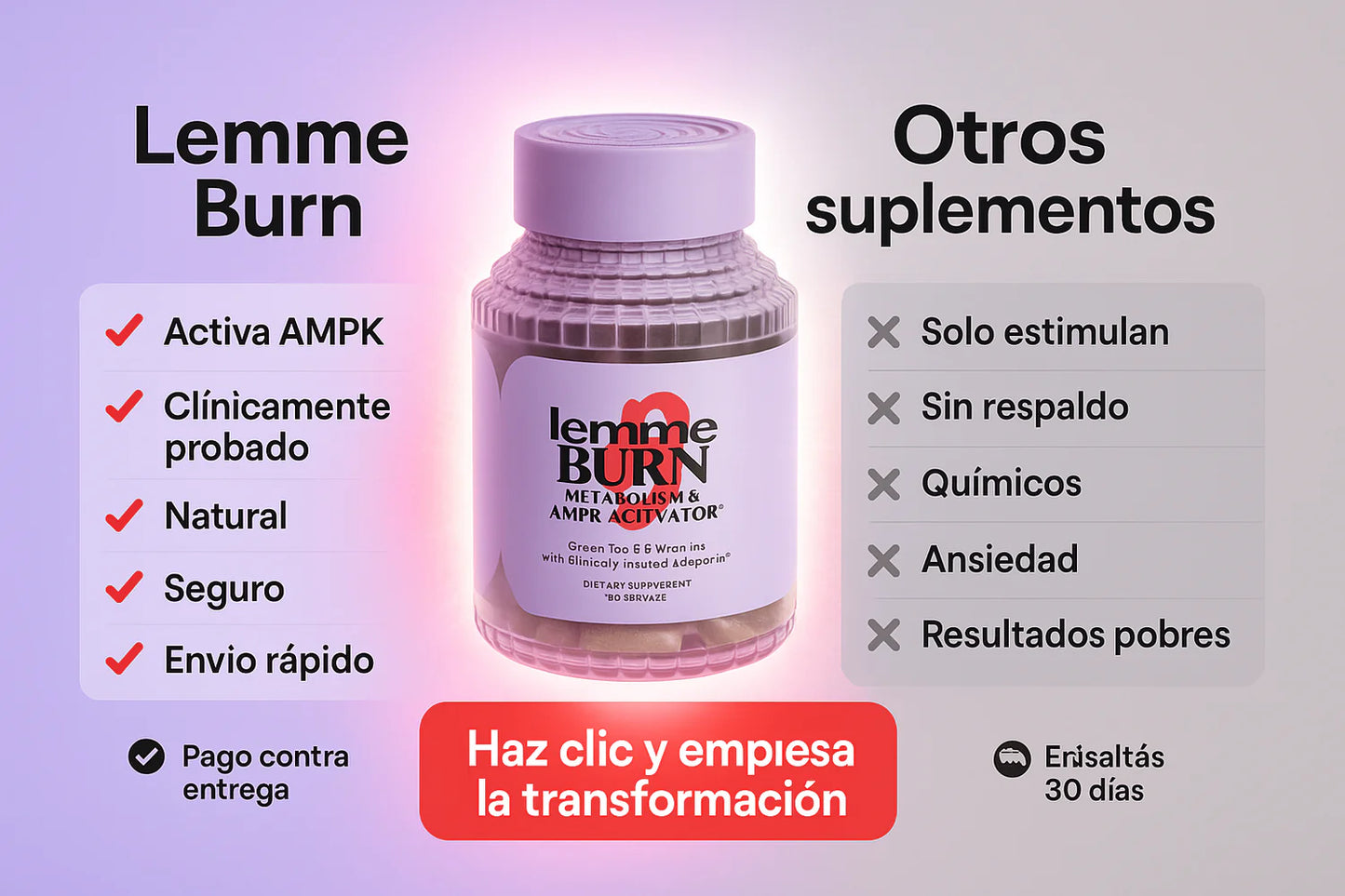 LEMME BURN 60 capsulas